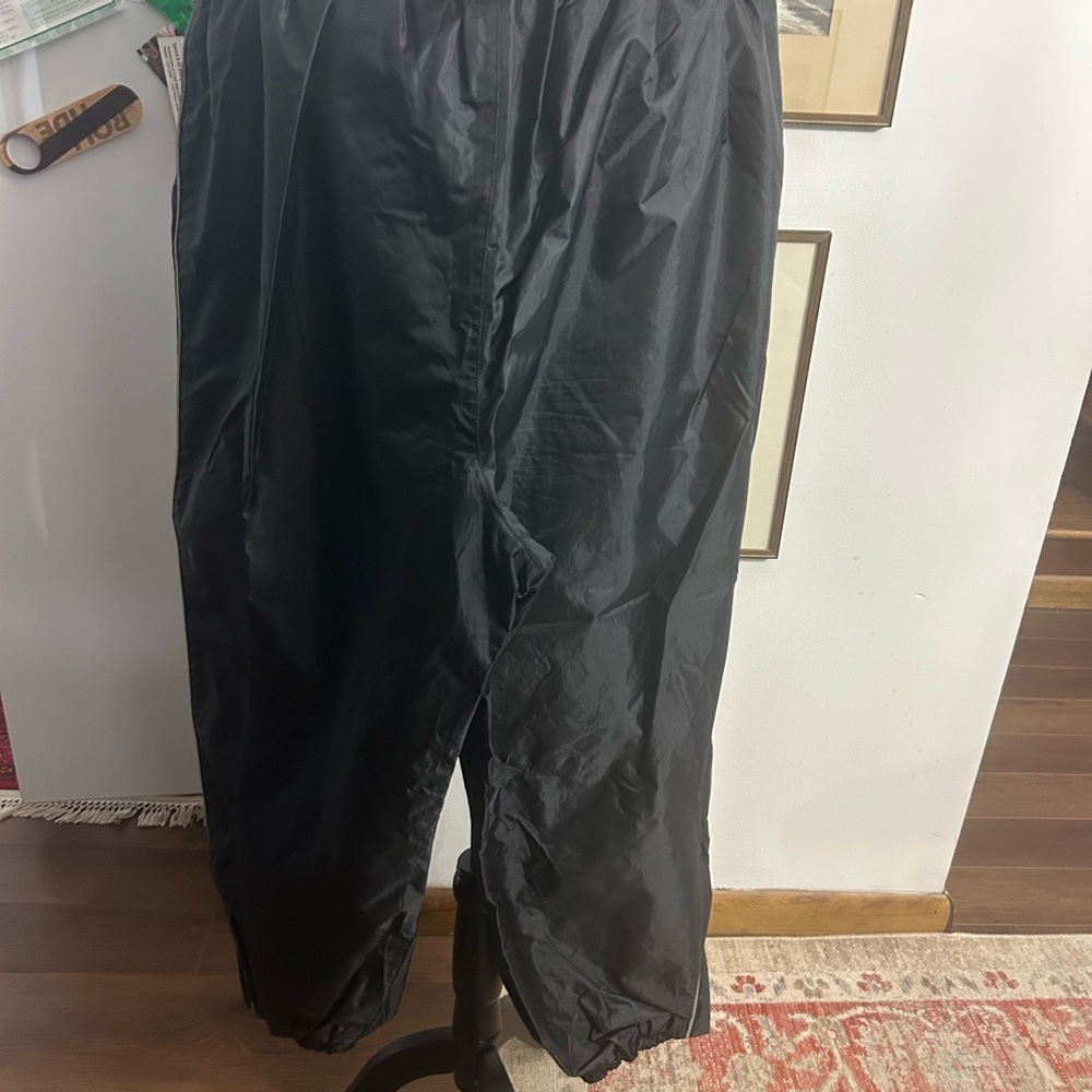 Leather Gallery Men's Black Motorcycle Rain Suit Jacket & Pants XL - Picture 5 of 7
